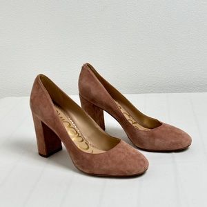 Sam Edelman Womens Size 8.5 Stillson Pump Rose High Heel Round Toe